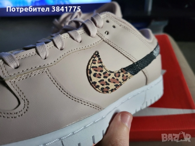 Nike Dunk Low SE Fossil Stone White Multi-Color DD709, снимка 4 - Маратонки - 51914183