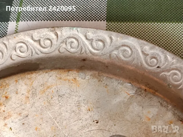 стара тава-40лв, снимка 3 - Антикварни и старинни предмети - 48188139