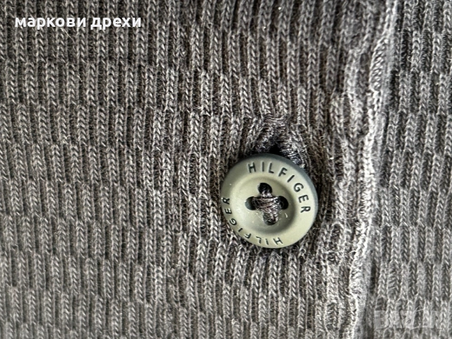 TOMMY JEANS  REGULAR WAFFLE HENLEY LONG-SLEEVED TEE XXL, снимка 5 - Блузи - 52737948