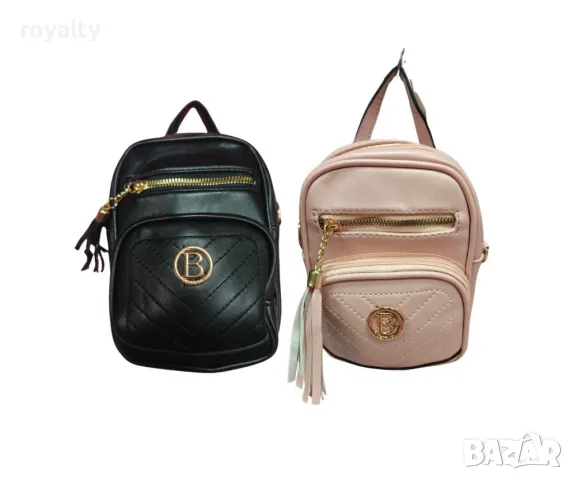 Модерна дамска раница с емблема