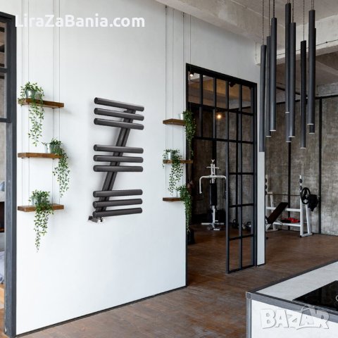 ЛУКСОЗНА ЛИРА ЗА БАНЯ СЕРИЯ PATARA 953ммx500мм цвят Black Chrome 