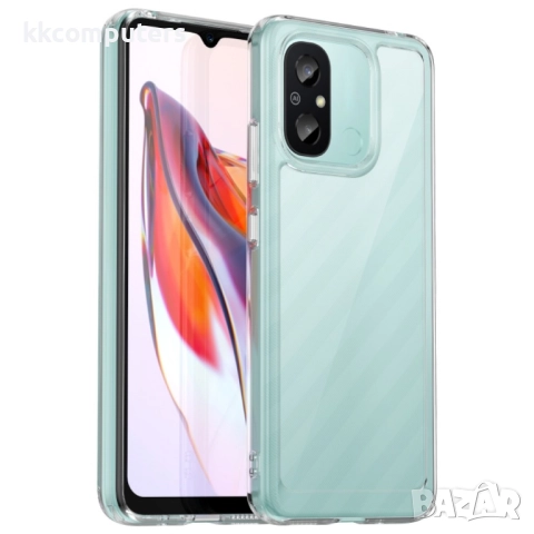 Xiaomi Redmi 12C / 11A Силиконов Калъф Transparent TPU и Протектор, снимка 6 - Резервни части за телефони - 52638558