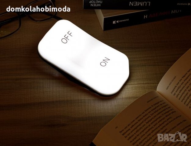 Нощна лампа 16x7x5 см, 3 батерии ААА, снимка 2 - Лед осветление - 39194652