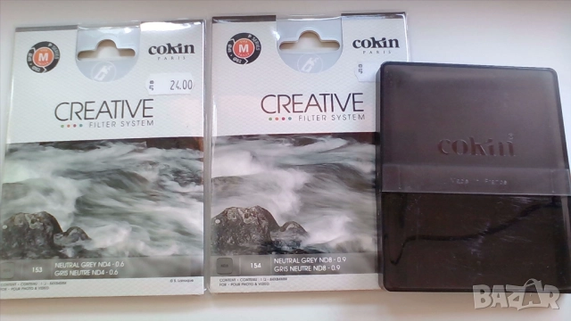 Филтри Cokin с държач, за обективи 52 и 77 mm, снимка 2 - Обективи и филтри - 52038463