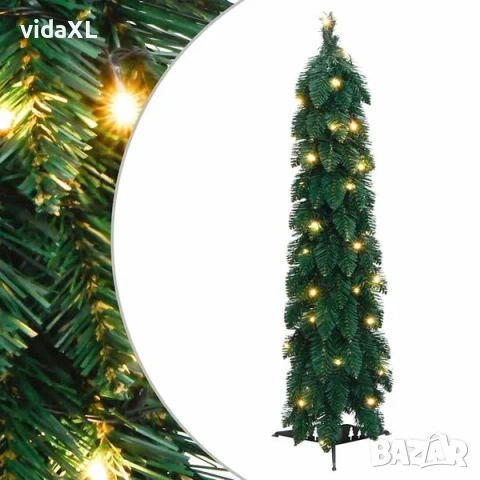 vidaXL Изкуствена предварително осветена коледна елха 30 LED 60 см(SKU:357688)