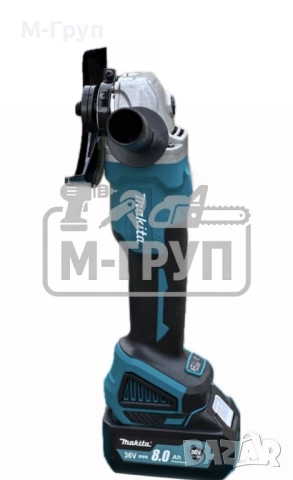 2в1 Безчетков Акумулаторен Ъглошлайф и Винтоверт Макита 36V 8Ah, снимка 3 - Други машини и части - 51743639