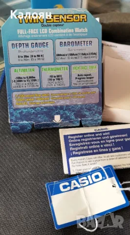 Часовник Casio Sea-Pathfinder SPF-60D с Метална Верижка от Неръждаема Стомана, снимка 2 - Мъжки - 50407697