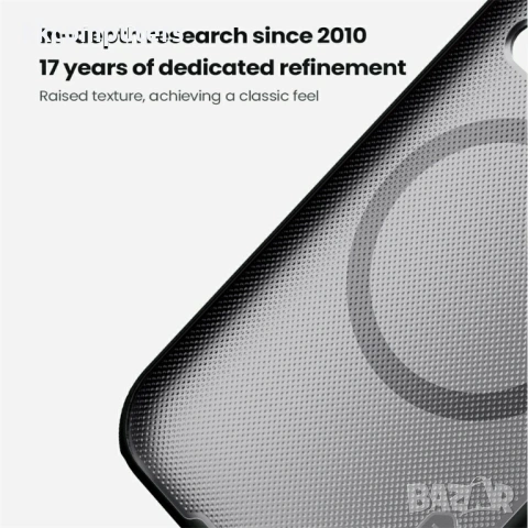 NILLKIN Super Frosted Shield Pro за Xiaomi 17 Pro - Матов PC+TPU, Магнитен, Прозрачно-черен, снимка 6 - Калъфи, кейсове - 53885407