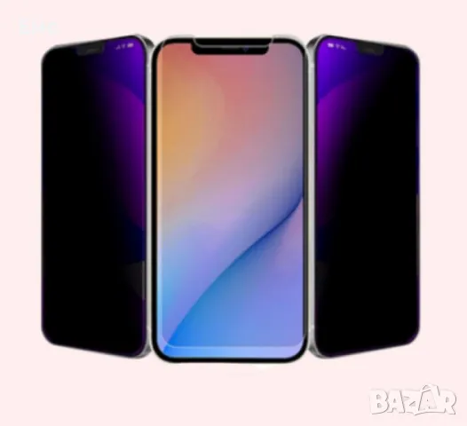 Уникален - Privacy протектор за iPhone и Samsung, снимка 5 - Стъкла за телефони - 48669968