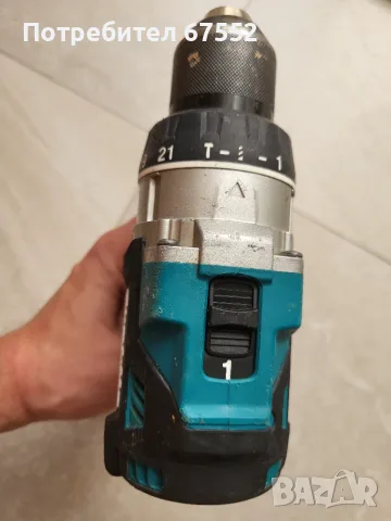 Безчетков ударен винтоверт Makita DHP486. Само тяло. Цената е крайна!, снимка 6 - Винтоверти - 56215098