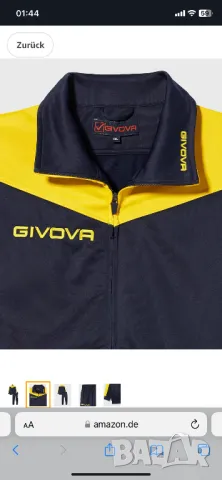 Мъжки анцуг  Givova L, снимка 2 - Спортни дрехи, екипи - 47843624