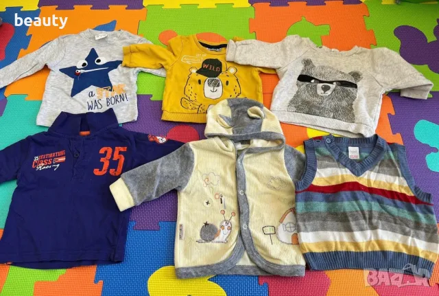 Детски дрехи за бебе момче 56-62-68 размер , снимка 8 - Бодита за бебе - 49197932