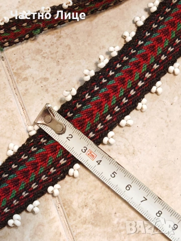 Оригинален Хърцойски Над Сто Годишен Дамски Колан от 1920те г.за Народна Носия, снимка 4 - Антикварни и старинни предмети - 54160641