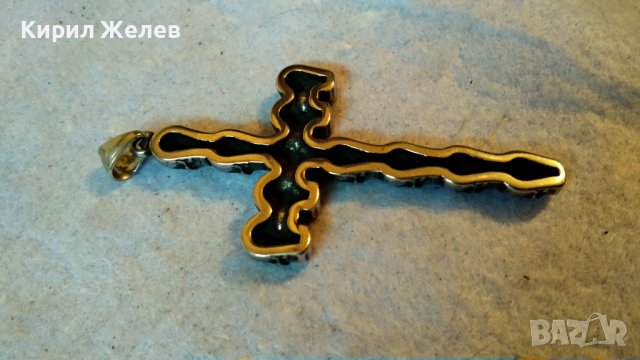 НЕО - ГОТИК АРТ НАГРЪДЕН СРЕБРИСТ КРЪСТ НЕРЪЖДАЕМА СТОМАНА 34550, снимка 6 - Колиета, медальони, синджири - 39067640