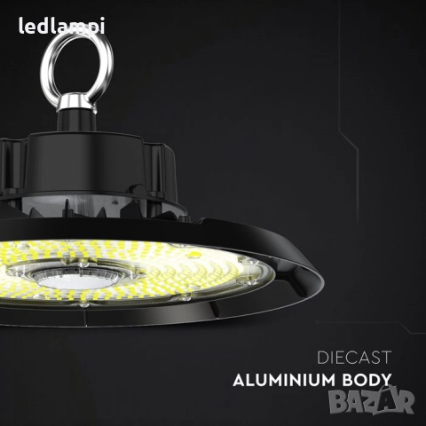 LED Индустриална Камбана 200W CREE Чип 135Lm/W - 6 Години Гаранция Студено Бяла Светлина, снимка 4 - Лед осветление - 40765653
