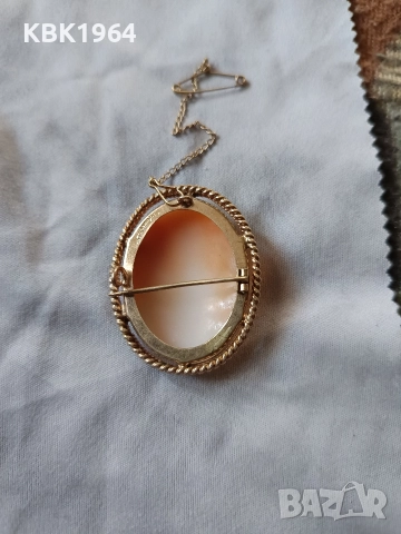 Стара английска брошка, снимка 2 - Антикварни и старинни предмети - 52919674