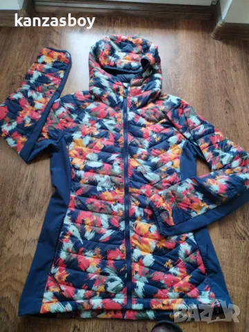 Columbia Women's Powder Lite™ Hybrid Hooded Jacket - дамско хибридно яке КАТО НОВО М, снимка 7 - Якета - 49496515