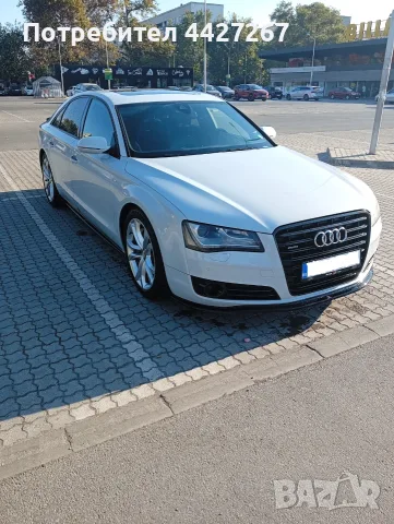 Продавам Audi A8 4.2 TDI, снимка 4 - Автомобили и джипове - 56023099