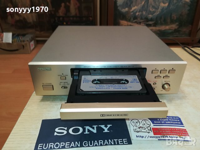 DENON DRR-F100 REVERSE DECK-GOLD-ВНОС SWISS 2009231430, снимка 6 - Декове - 42257805