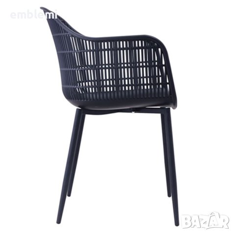 Стол градински трапезен Berry Черен, снимка 3 - Столове - 44294638