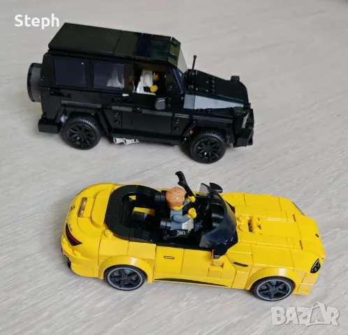 Lego 76924 Speed Champions Mercedes-AMG G 63 и SL 63 Мерцедес - безплатна доставка, снимка 4 - Конструктори - 55981733