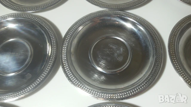 Лот 12 малки чинийки Hisar Rostfrei, снимка 10 - Чинии - 51317270