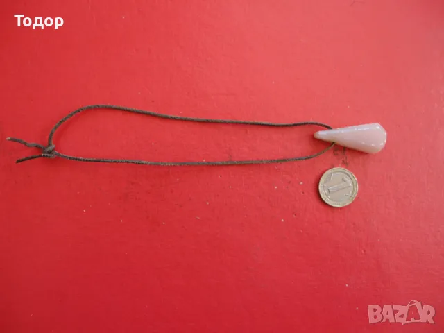 Колие гердан от кожа и естествен камък , снимка 2 - Колиета, медальони, синджири - 49613951