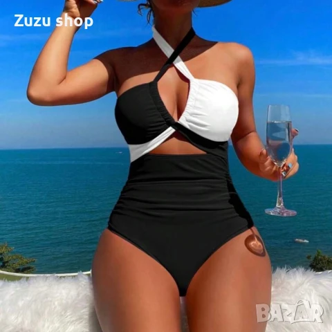 Дамски бански в различни цветове, снимка 9 - Бански костюми - 50755383