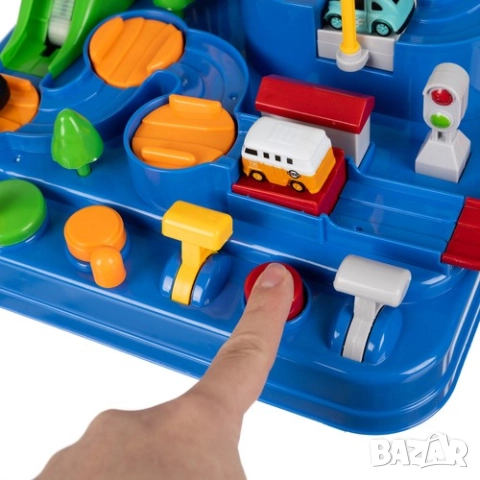 Писта с колички /Детска писта за колички /Писта за коли с препятствия, снимка 5 - Коли, камиони, мотори, писти - 52599196