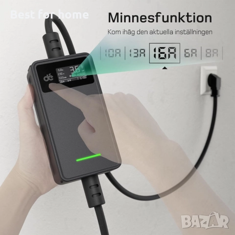 Зарядна станция за електрически автомобили тип 2 De, 3.7 kW, 6 м, 16 A, снимка 3 - Аксесоари и консумативи - 52802065