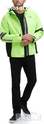 Мъжко яке DKNY Taslan Performance с качулка и светлоотразителни детайли размер XXL, снимка 4 - Якета - 51602707