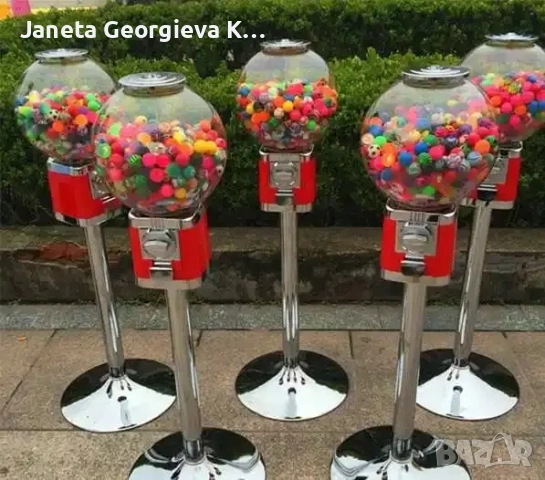 Вендинг машини за топчета с монетник 1€, снимка 5 - Вендинг машини - 52457476