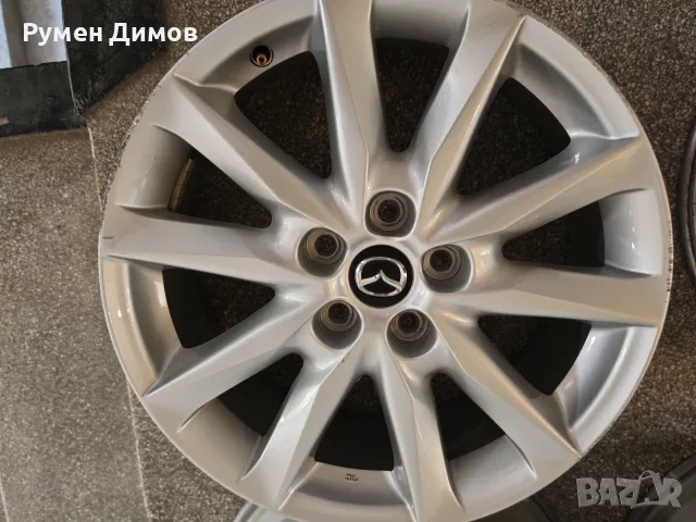Продавам 4 броя 18' алуминиеви джанти за Мазда, снимка 3 - Гуми и джанти - 56126530
