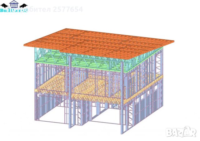 Къща,Бунгало,Преместваема къща,Сглобяеми къщи,Модулни,Жилищни-193,6м², снимка 3 - Строителни материали - 44146786