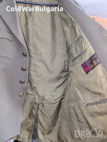Парадно военно сако – Българска армия – 90-те години – Оригинал, снимка 6 - Антикварни и старинни предмети - 52481081