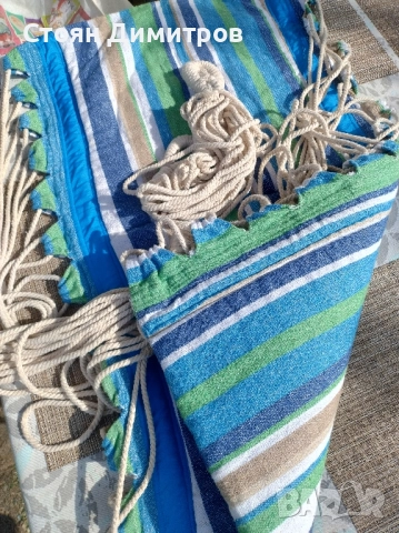 Прекрасен здрав хамак изработка памук ,удобен, допълнително захващане , снимка 8 - Антикварни и старинни предмети - 51614214