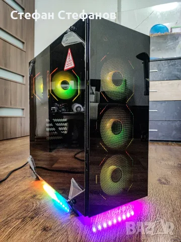 🔥Нов Геймърски Компютър! Ryzen 7 5700X, RTX 4060, 16GB RAM, 512GB SSD NVMe