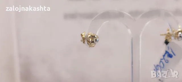 Нови Златни обеци-1,40гр/14кр, снимка 2 - Обеци - 48367321