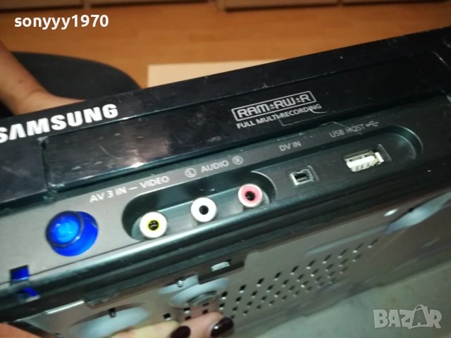 SAMSUNG DVD HR-773 HDD & DVD RECORDER-ВНОС GERMANY 1811251041LCHERY2, снимка 10 - Плейъри, домашно кино, прожектори - 52452476