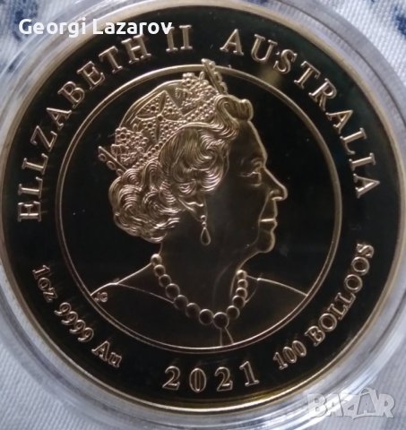 долар Австралия 2021, снимка 2 - Нумизматика и бонистика - 36945319