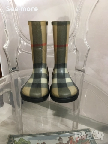 BURBERRY детски ботушки 23/24, снимка 2 - Детски боти и ботуши - 52717855