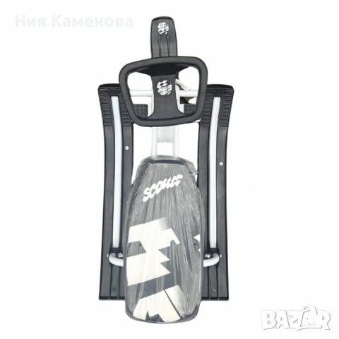 Зимна шейна с кормило, предни и задни ски и метална спирачка Mustang, снимка 13 - Други - 53079367