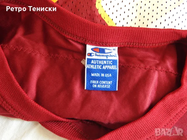 Тениска Washington Commanders (Allen Champion #21) Champion — Мъже размер 48 Червено, снимка 4 - Други спортове - 56312775