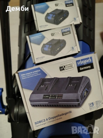 Акумулаторна косачка SHEPPACH 380, снимка 6 - Градинска техника - 53113970