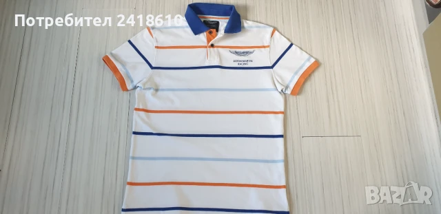Hackett Aston Martin Pique Cotton Mens Size M  ОРИГИНАЛ! Мъжка тениска!