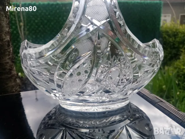 Кристална кошница, снимка 5 - Декорация за дома - 49773280