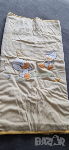 Бебешко одеяло, порт за бебе, с патета, памук, олекотена завивка, без следи от употреба