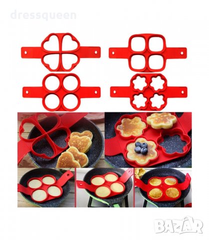 2898 СИЛИКОНОВА ФОРМА ЗА ЯЙЦА И ПАЛАЧИНКИ, снимка 6 - Форми - 34266304