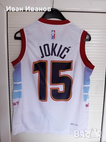 Чисто нов оригинален потник на Denver Nuggets - Nikola Jokic, снимка 4 - Баскетбол - 51656692