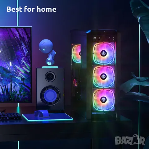 DS адресируеми RGB 120MM LED вентилатори с контролер, снимка 3 - Други - 49230781